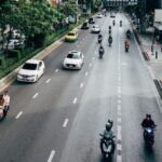 une route a bangkok en lien avec le permis de conduire à Bangkok