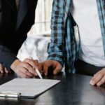 Signing legal documents related to Chanote in Thailand under legal supervision