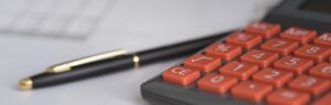 Calculator symbolizing tax planning under the Thailand LTR visa scheme