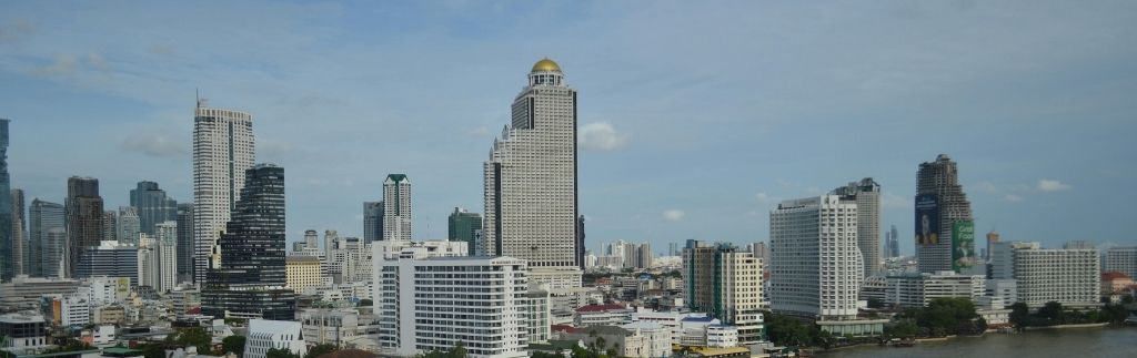 Vue panoramique de Bangkok, idéale pour ceux qui souhaitent vivre en Thaïlande