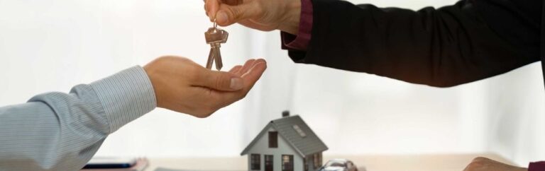 Handing over keys during a property transaction in Thailand, following Property Law in Thailand.