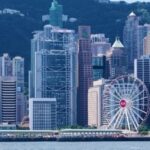 Hong Kong skyline with skyscrapers and a ferris wheel, representing a favorable investment environment due to tax exemption Hong Kong.