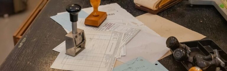 Thai Food and Drug Administration official documents and stamps on a desk
