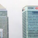 Bancos en Tailandia – moderni edifici di istituti finanziari internazionali che rappresentano il sistema bancario e i servizi finanziari in Thailandia.